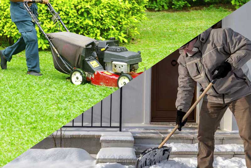 Gartenarbeit